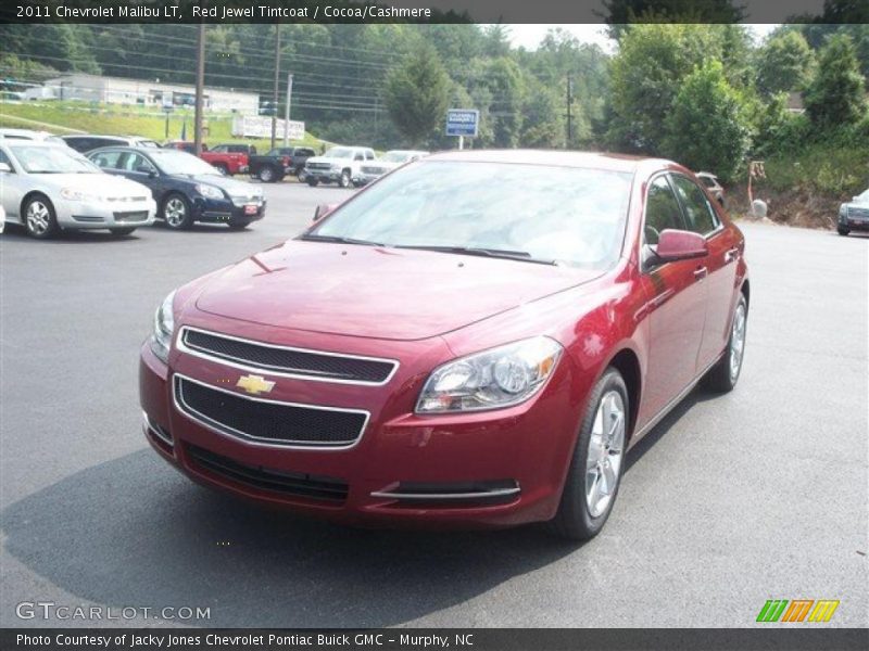 Red Jewel Tintcoat / Cocoa/Cashmere 2011 Chevrolet Malibu LT