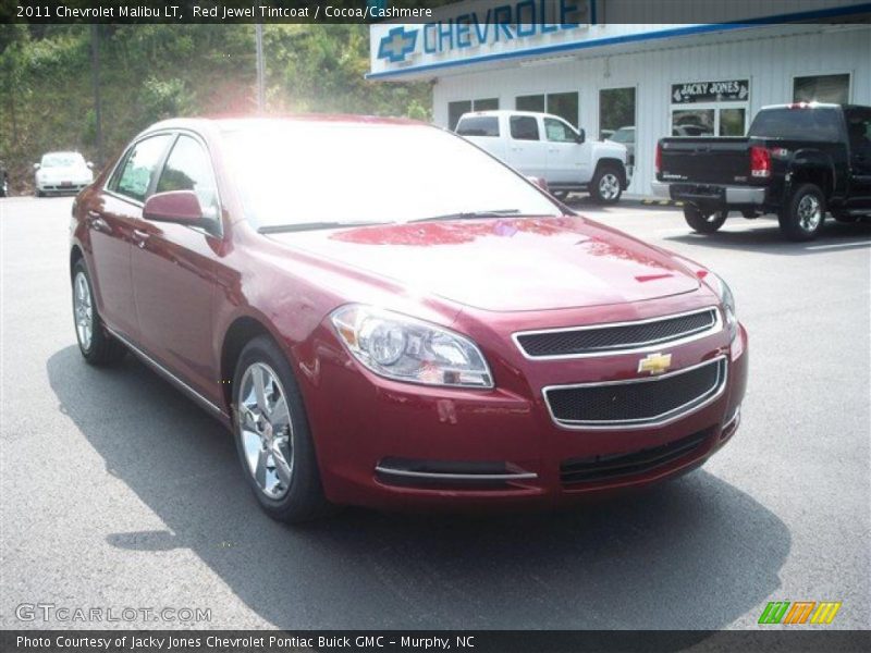 Red Jewel Tintcoat / Cocoa/Cashmere 2011 Chevrolet Malibu LT