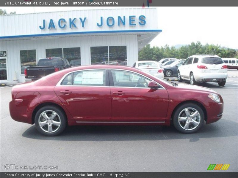 Red Jewel Tintcoat / Cocoa/Cashmere 2011 Chevrolet Malibu LT