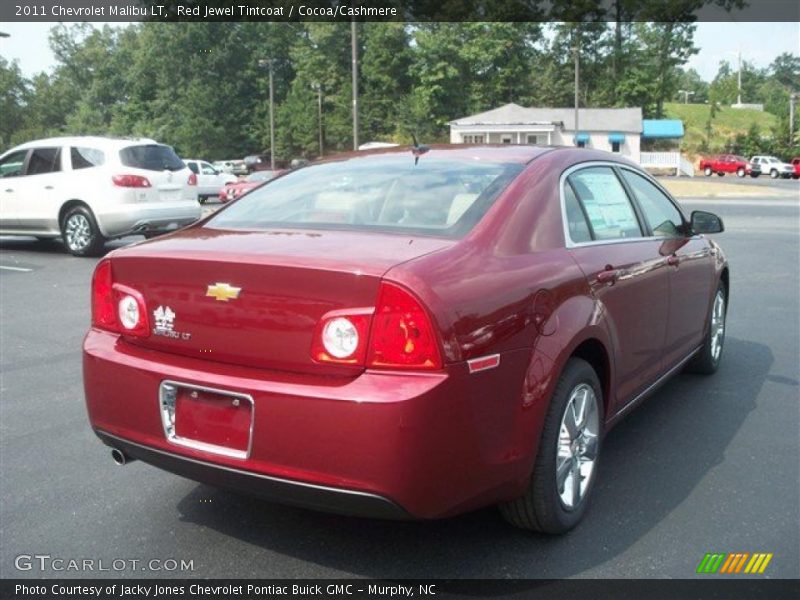 Red Jewel Tintcoat / Cocoa/Cashmere 2011 Chevrolet Malibu LT