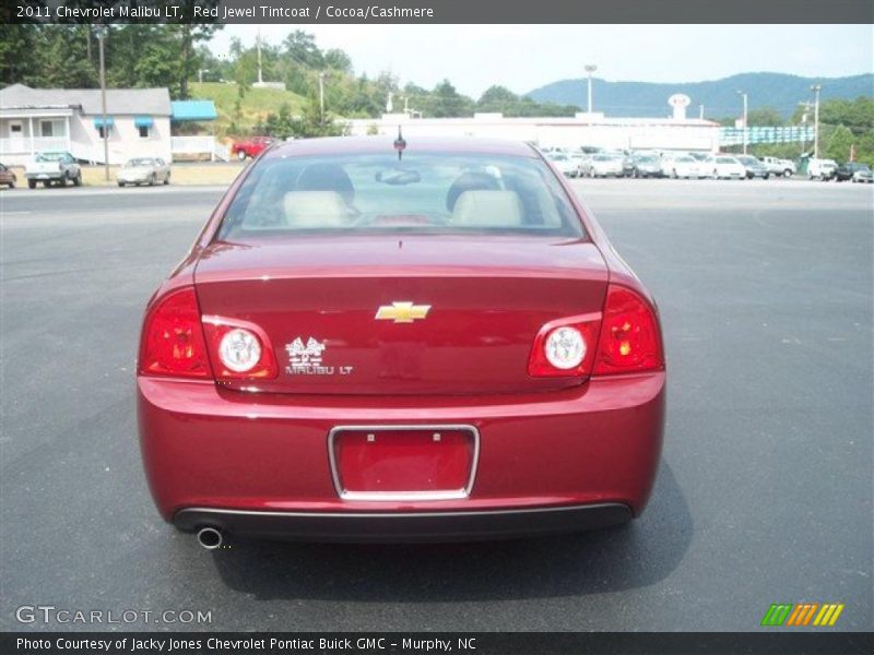 Red Jewel Tintcoat / Cocoa/Cashmere 2011 Chevrolet Malibu LT