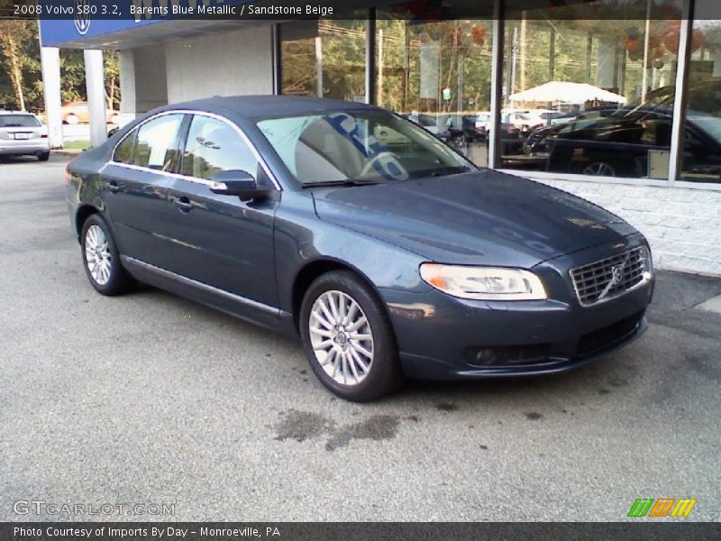 Barents Blue Metallic / Sandstone Beige 2008 Volvo S80 3.2