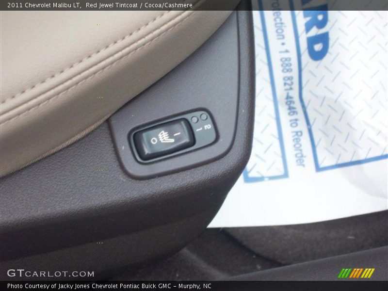 Red Jewel Tintcoat / Cocoa/Cashmere 2011 Chevrolet Malibu LT