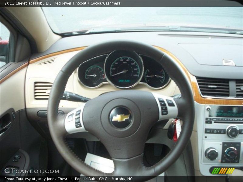 Red Jewel Tintcoat / Cocoa/Cashmere 2011 Chevrolet Malibu LT