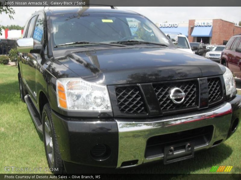 Galaxy Black / Sand 2005 Nissan Armada SE