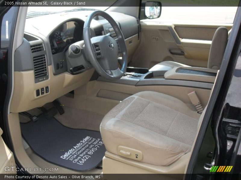 Galaxy Black / Sand 2005 Nissan Armada SE