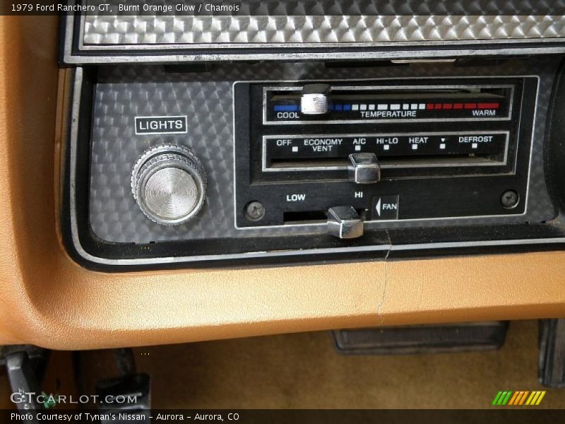 Controls of 1979 Ranchero GT