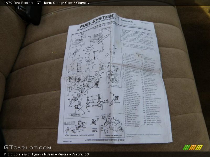 Burnt Orange Glow / Chamois 1979 Ford Ranchero GT