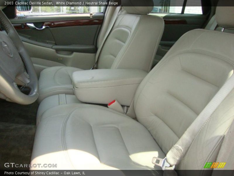 White Diamond / Neutral Shale Beige 2003 Cadillac DeVille Sedan
