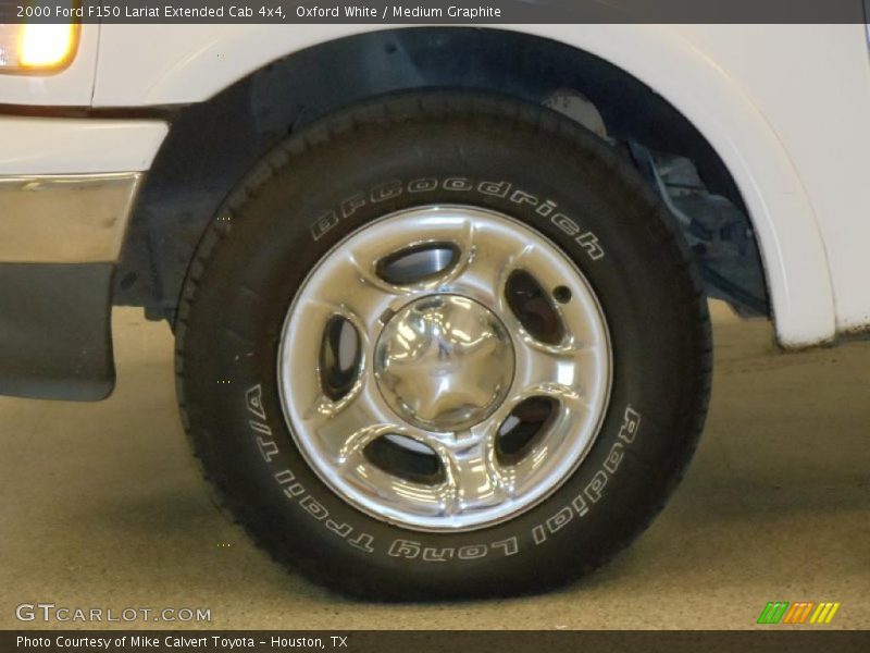 Oxford White / Medium Graphite 2000 Ford F150 Lariat Extended Cab 4x4