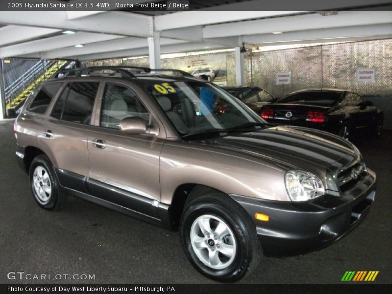 Mocha Frost Beige / Beige 2005 Hyundai Santa Fe LX 3.5 4WD