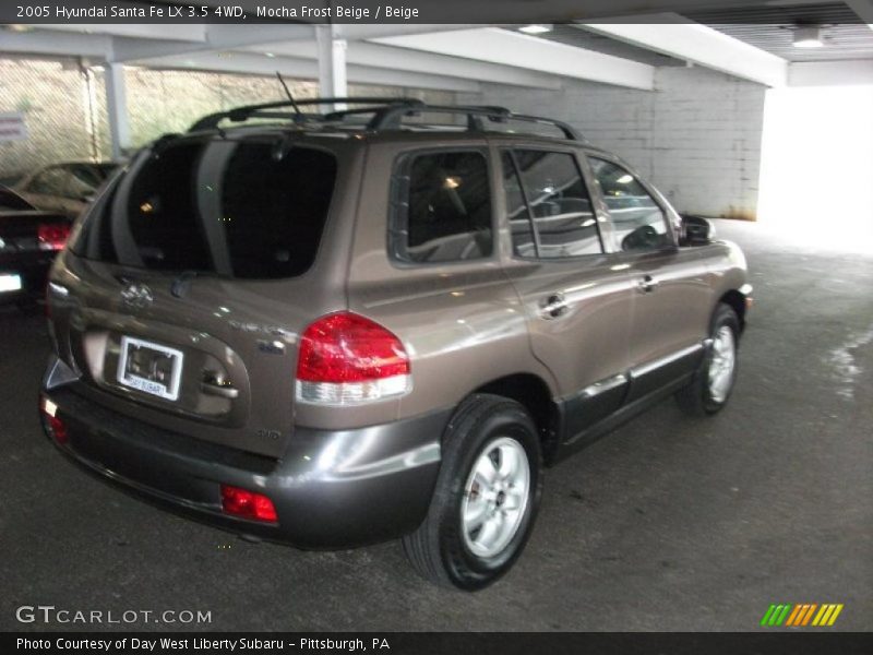 Mocha Frost Beige / Beige 2005 Hyundai Santa Fe LX 3.5 4WD