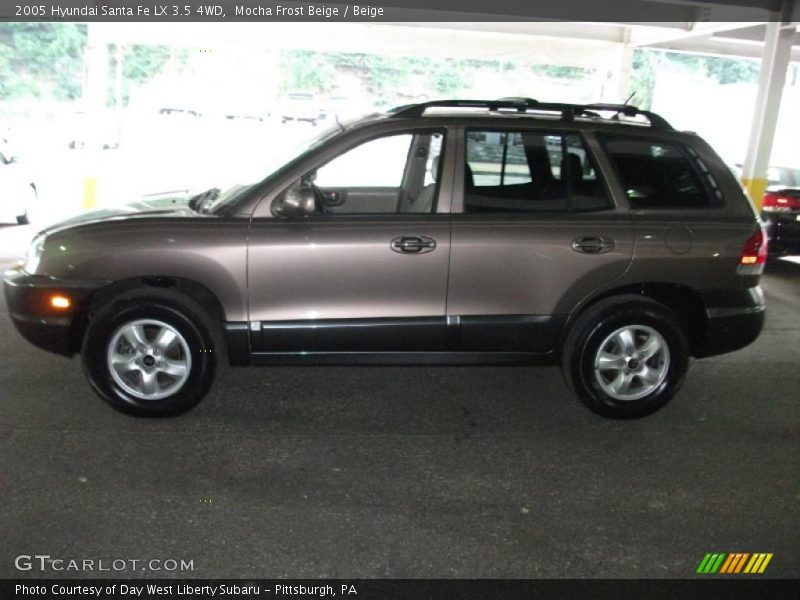 Mocha Frost Beige / Beige 2005 Hyundai Santa Fe LX 3.5 4WD