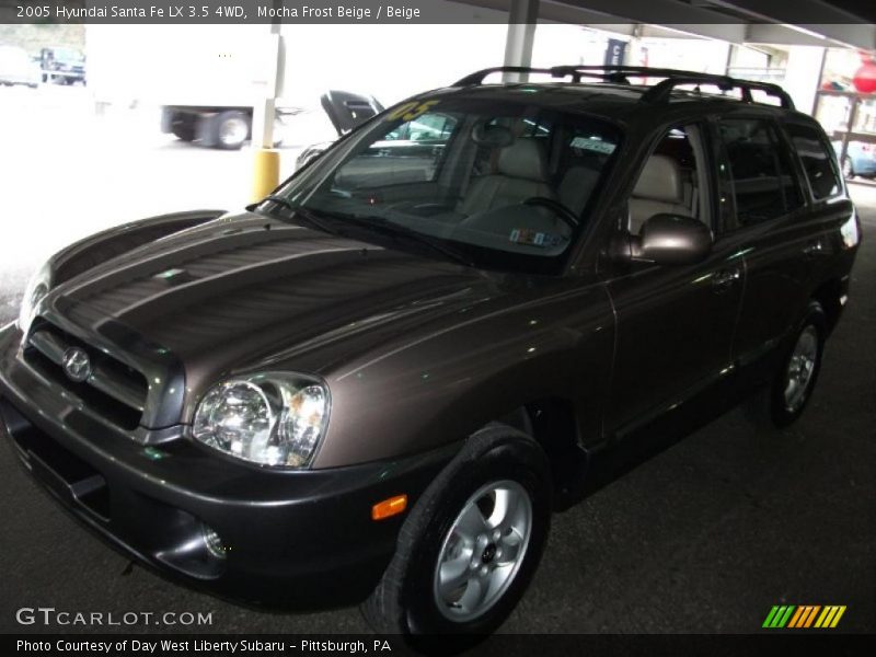 Mocha Frost Beige / Beige 2005 Hyundai Santa Fe LX 3.5 4WD