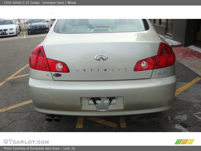 Serengeti Sand / Wheat 2005 Infiniti G 35 Sedan