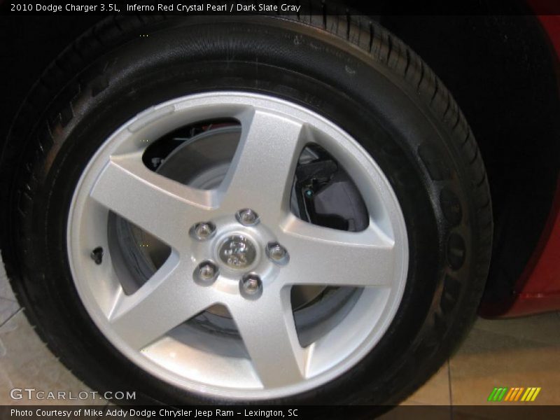 Inferno Red Crystal Pearl / Dark Slate Gray 2010 Dodge Charger 3.5L