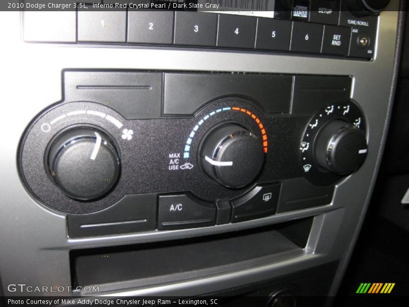Inferno Red Crystal Pearl / Dark Slate Gray 2010 Dodge Charger 3.5L