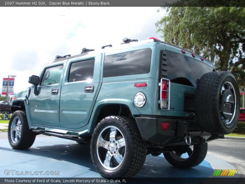Glacier Blue Metallic / Ebony Black 2007 Hummer H2 SUV