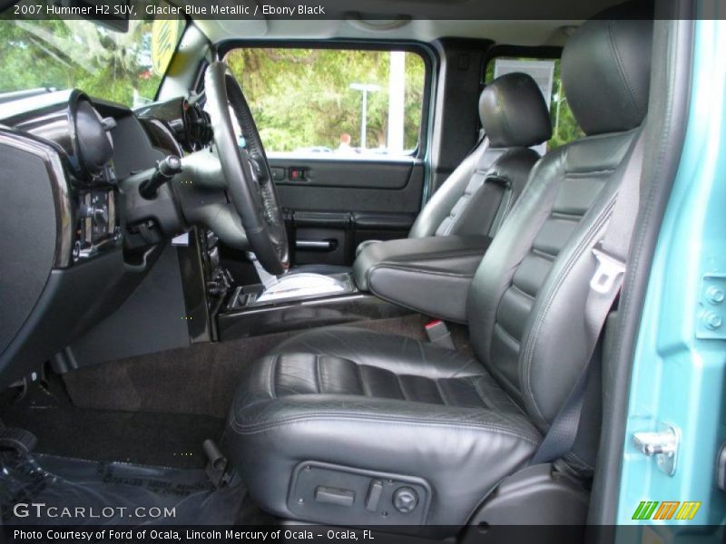 Glacier Blue Metallic / Ebony Black 2007 Hummer H2 SUV