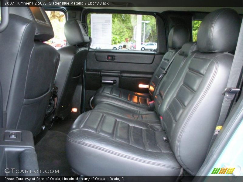 Glacier Blue Metallic / Ebony Black 2007 Hummer H2 SUV