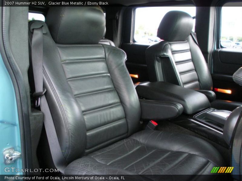 Glacier Blue Metallic / Ebony Black 2007 Hummer H2 SUV