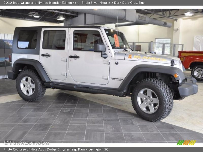 Bright Silver Metallic / Dark Slate Gray/Blue 2010 Jeep Wrangler Unlimited Islander Edition 4x4