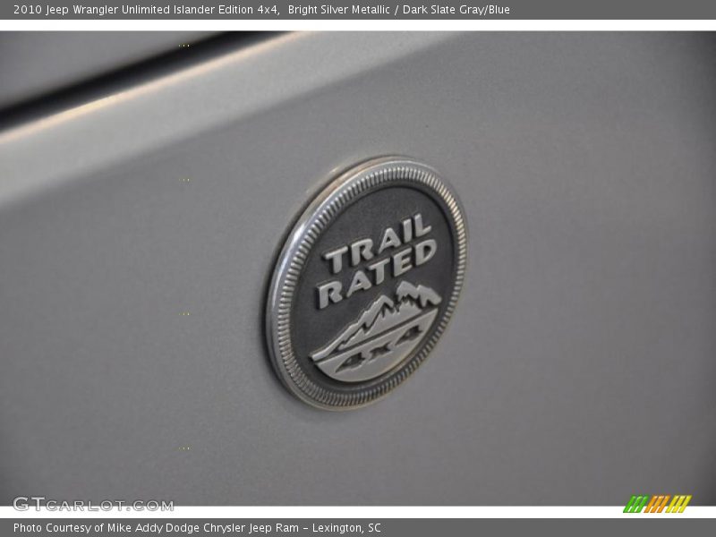 Bright Silver Metallic / Dark Slate Gray/Blue 2010 Jeep Wrangler Unlimited Islander Edition 4x4