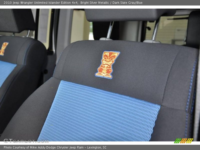 Bright Silver Metallic / Dark Slate Gray/Blue 2010 Jeep Wrangler Unlimited Islander Edition 4x4