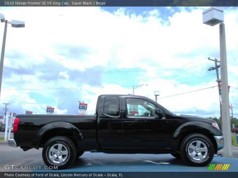Super Black / Beige 2010 Nissan Frontier SE V6 King Cab