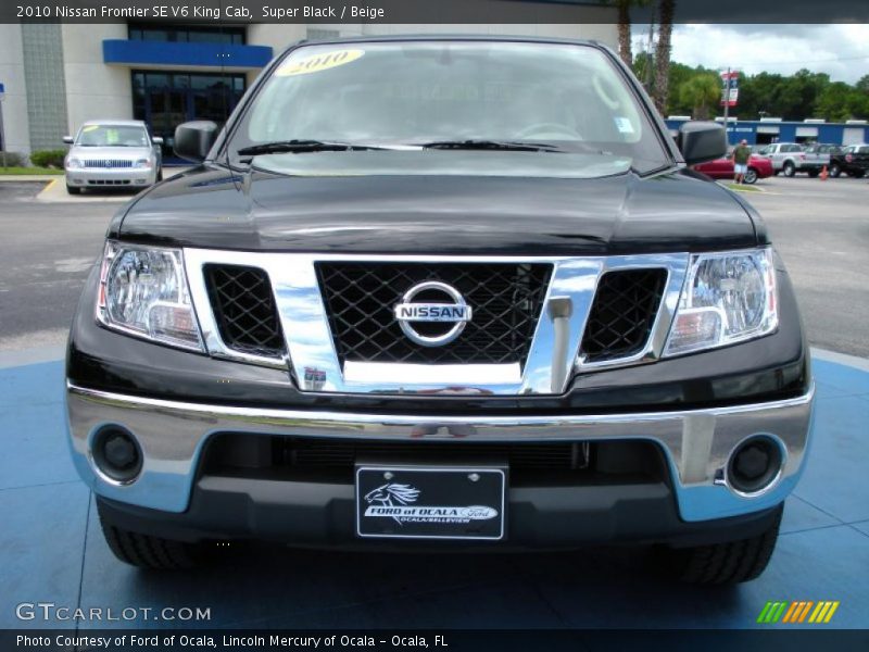 Super Black / Beige 2010 Nissan Frontier SE V6 King Cab