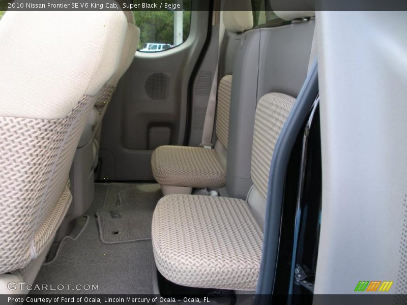 Super Black / Beige 2010 Nissan Frontier SE V6 King Cab