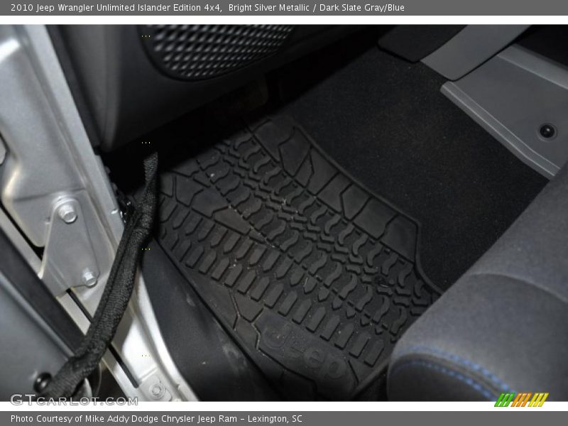 Bright Silver Metallic / Dark Slate Gray/Blue 2010 Jeep Wrangler Unlimited Islander Edition 4x4