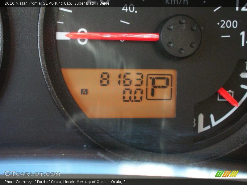 Super Black / Beige 2010 Nissan Frontier SE V6 King Cab