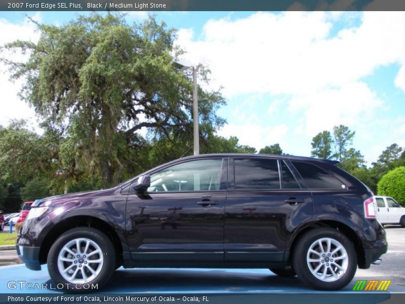 Black / Medium Light Stone 2007 Ford Edge SEL Plus