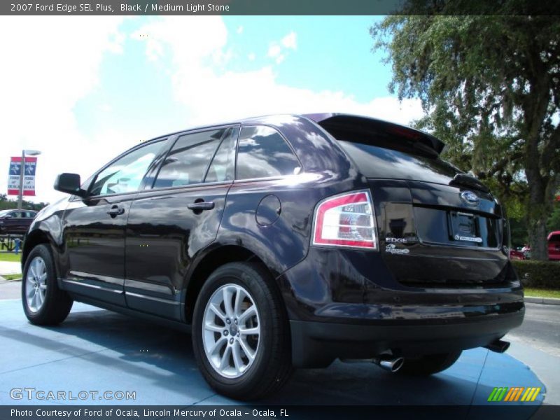 Black / Medium Light Stone 2007 Ford Edge SEL Plus