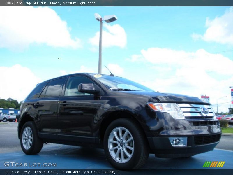 Black / Medium Light Stone 2007 Ford Edge SEL Plus