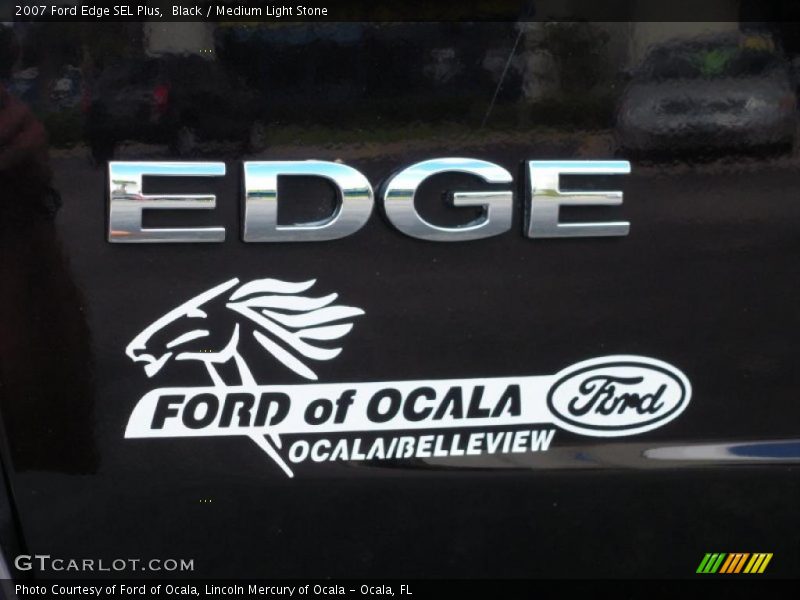 Black / Medium Light Stone 2007 Ford Edge SEL Plus