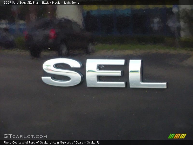 Black / Medium Light Stone 2007 Ford Edge SEL Plus