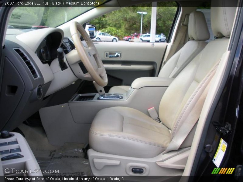 Black / Medium Light Stone 2007 Ford Edge SEL Plus
