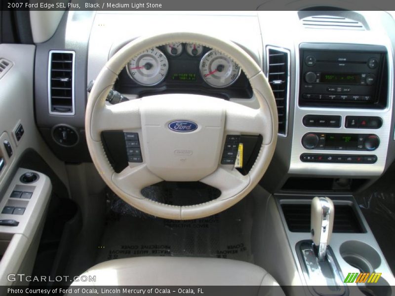 Black / Medium Light Stone 2007 Ford Edge SEL Plus