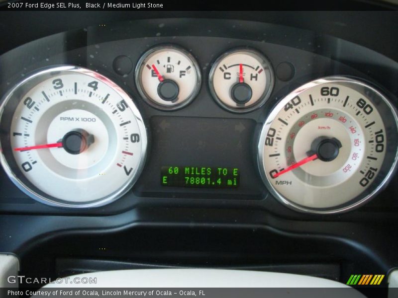 Black / Medium Light Stone 2007 Ford Edge SEL Plus