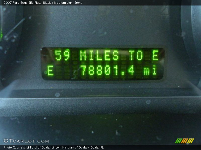 Black / Medium Light Stone 2007 Ford Edge SEL Plus