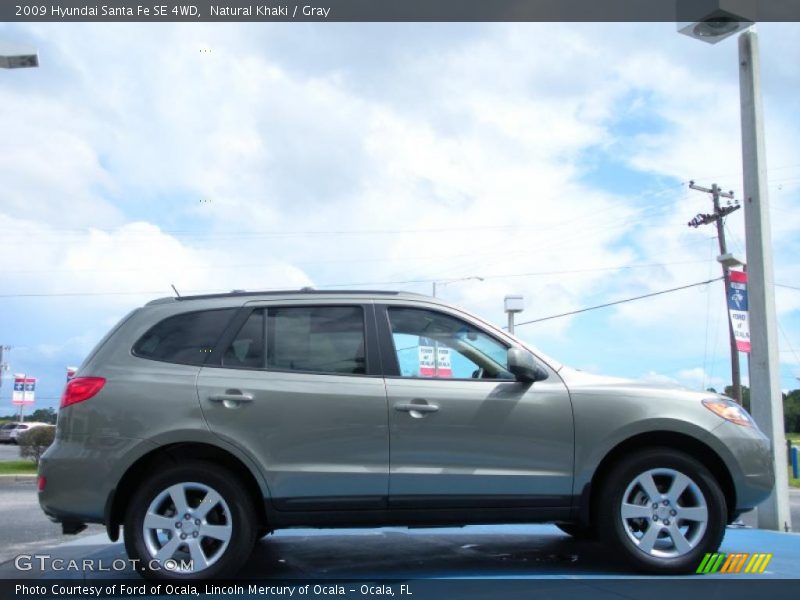 Natural Khaki / Gray 2009 Hyundai Santa Fe SE 4WD