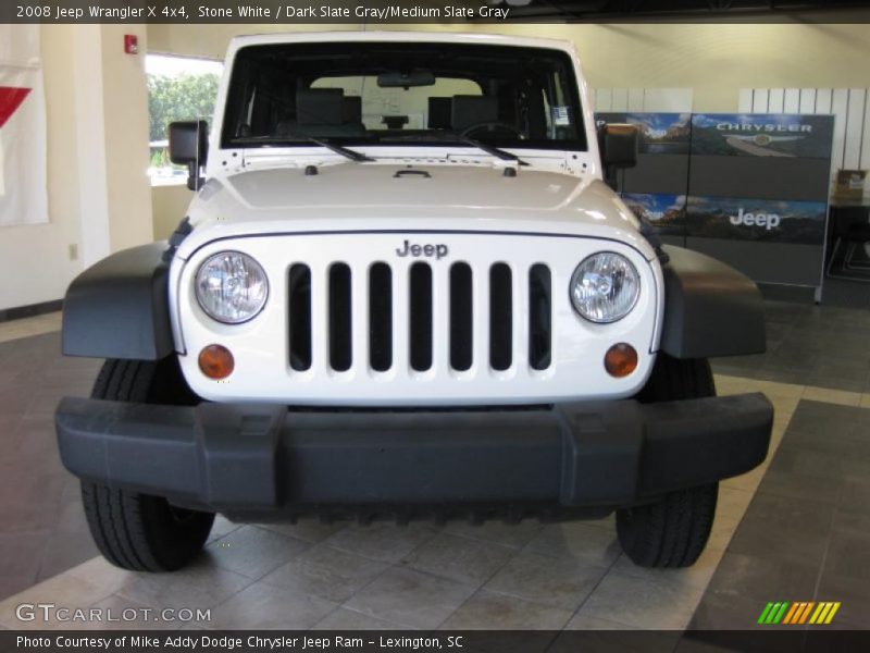 Stone White / Dark Slate Gray/Medium Slate Gray 2008 Jeep Wrangler X 4x4