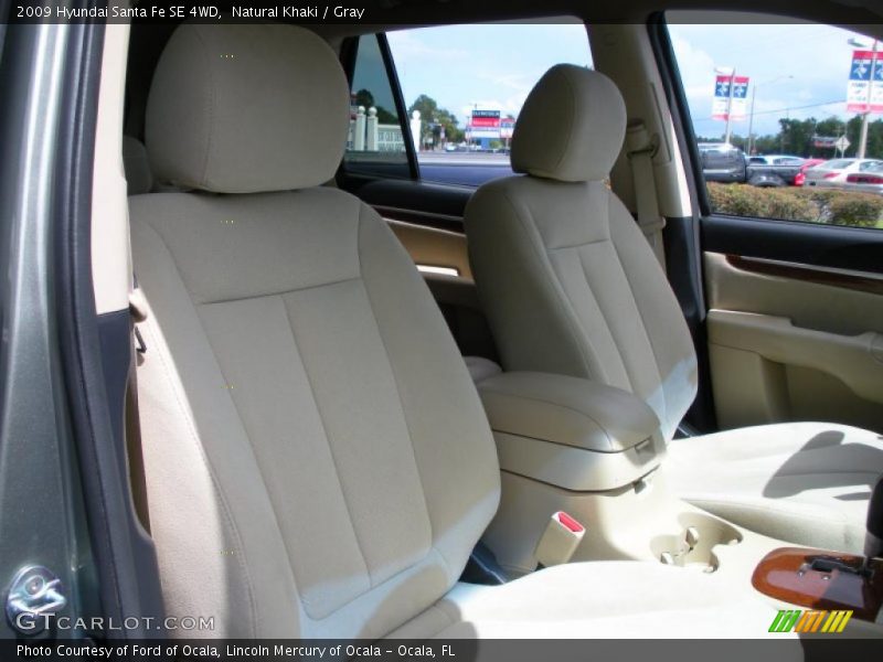 Natural Khaki / Gray 2009 Hyundai Santa Fe SE 4WD