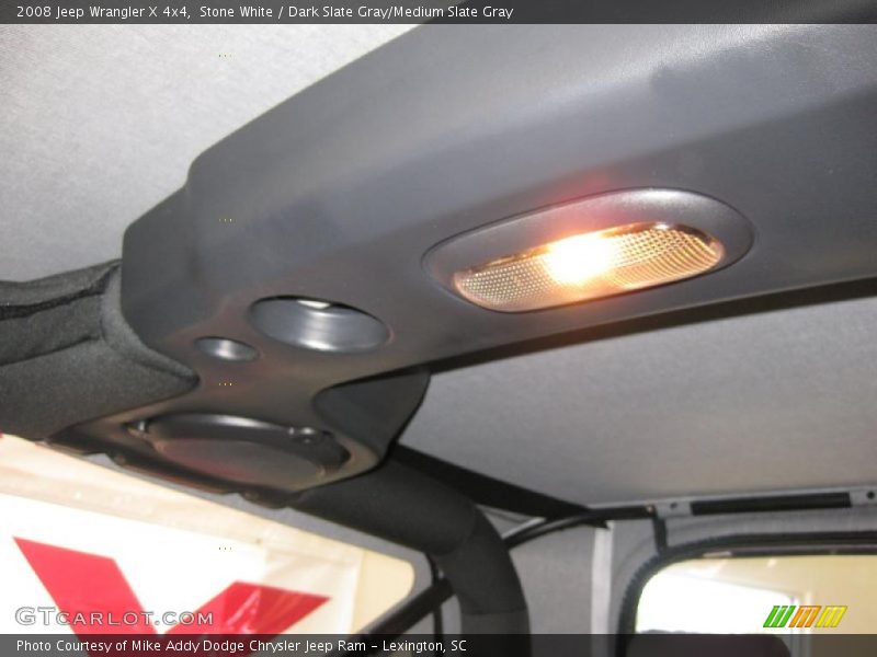 Stone White / Dark Slate Gray/Medium Slate Gray 2008 Jeep Wrangler X 4x4