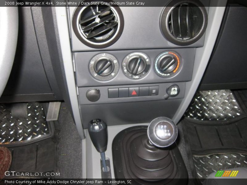 Stone White / Dark Slate Gray/Medium Slate Gray 2008 Jeep Wrangler X 4x4