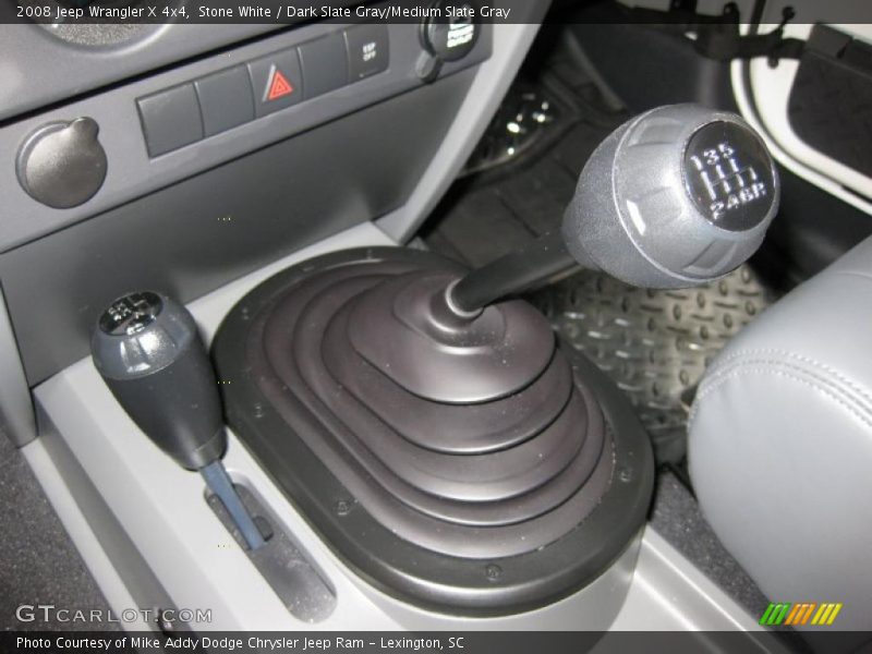 Stone White / Dark Slate Gray/Medium Slate Gray 2008 Jeep Wrangler X 4x4