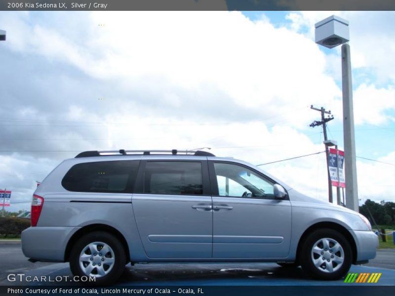 Silver / Gray 2006 Kia Sedona LX