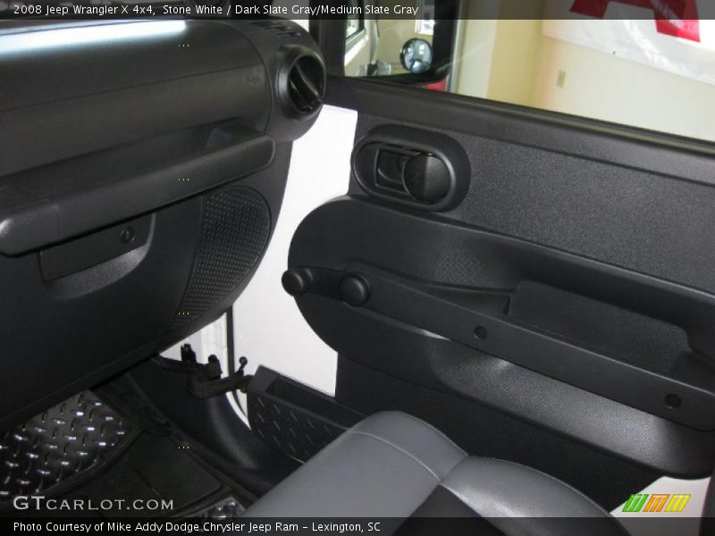 Stone White / Dark Slate Gray/Medium Slate Gray 2008 Jeep Wrangler X 4x4